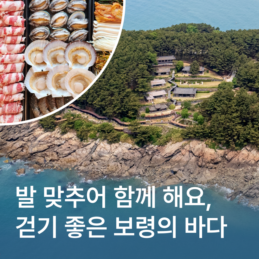 [보령] 죽도 상화원/해물삼합(전복,가리비,관자)/성주산 자연휴양림/대천해수욕장